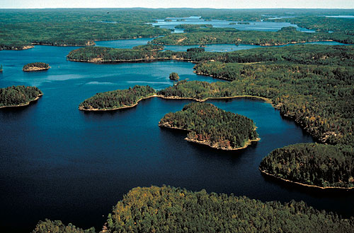Glacial lakes in Minnesota's BWCA